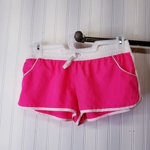 Junior's Size 11/13 Neon Pink Swim Shorts
